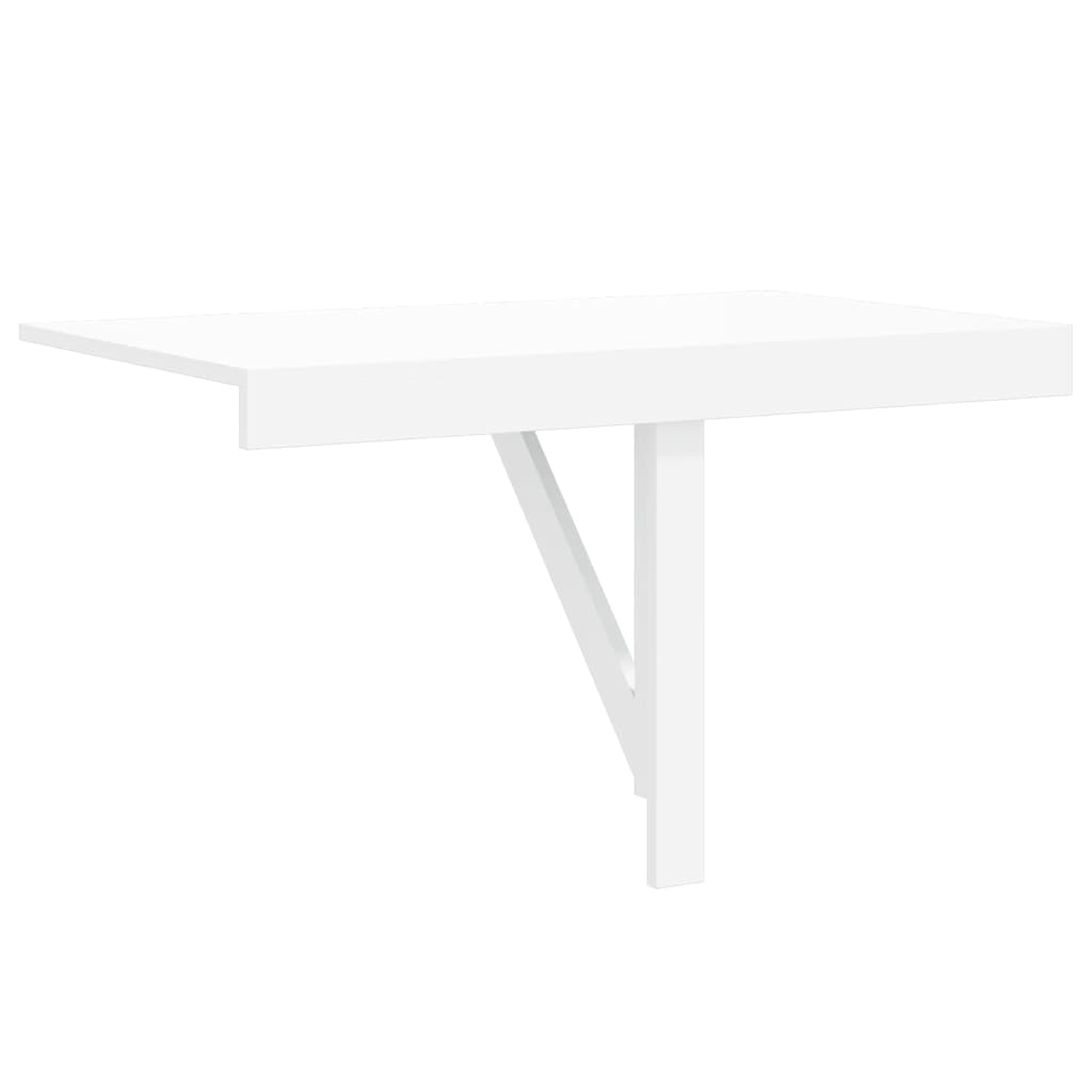 Folding Wall Table White 100x60 cm
