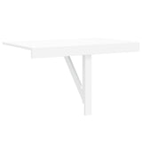 Folding Wall Table White 100x60 cm - Close-Up Angle