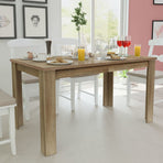 Dining Table 140x80x75 cm Oak