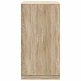 Shoe Cabinet 7 Shelves Oak
