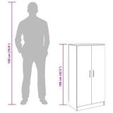 Shoe Cabinet 7 Shelves White - Extra Image