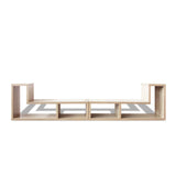 TV Cabinet Double L-Shaped Oak - 45-Degree Angle