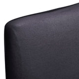 Straight Stretchable Chair Cover 4 pcs Anthracite - 45-Degree Angle