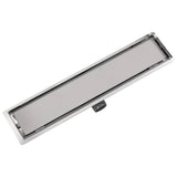 Linear Shower Drain 630x140 mm Stainless Steel - Side View