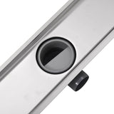 Linear Shower Drain 630x140 mm Stainless Steel