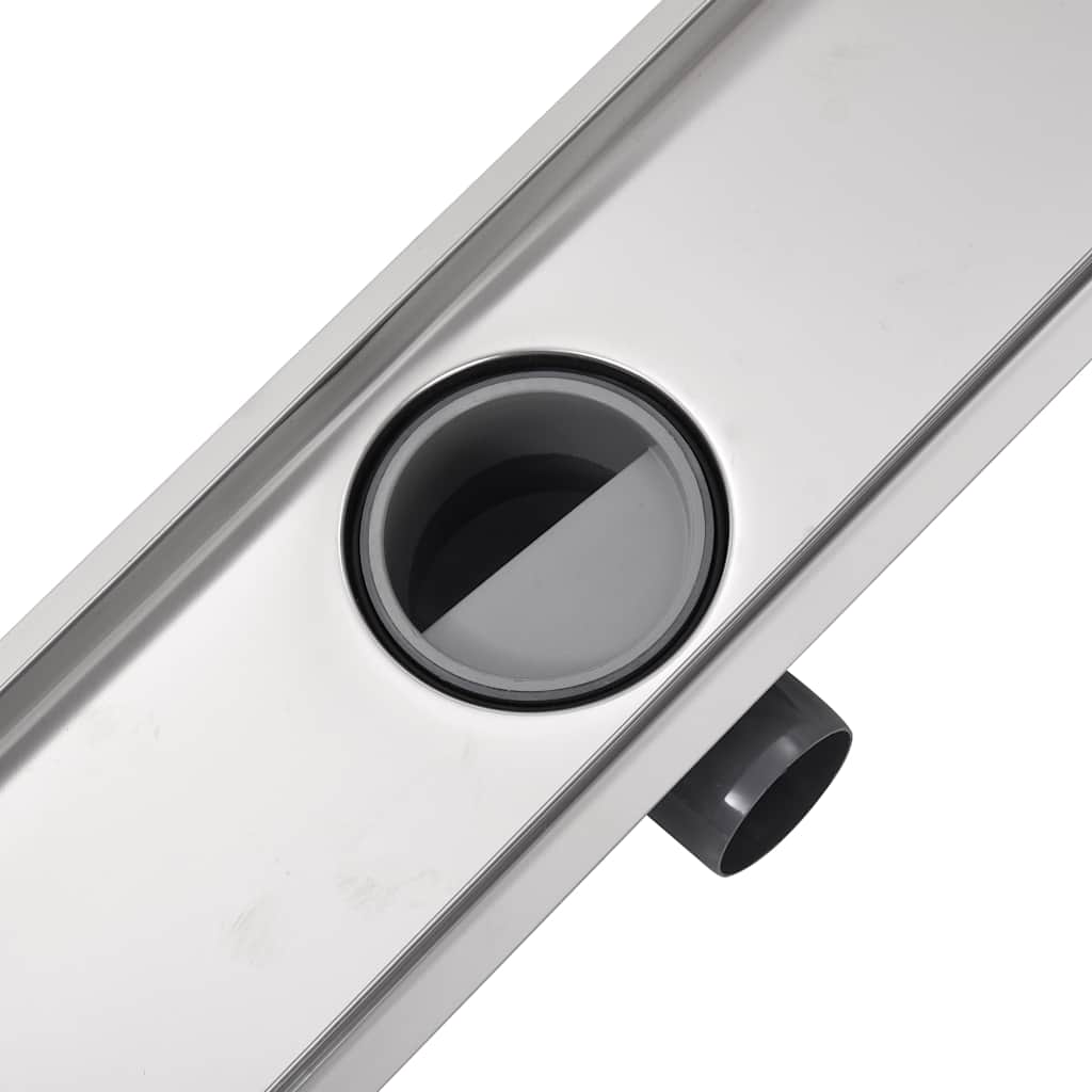 Linear Shower Drain 730x140 mm Stainless Steel