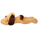 Dog Cuddly Toy Plush Brown 120 cm - Side View