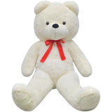 Teddy Bear Cuddly Toy Plush White 242 cm - Front View