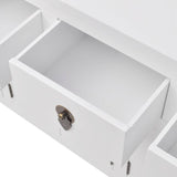 Sideboard Chinese Style Solid Wood White - 45-Degree Angle