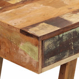 Desk Solid Reclaimed Wood- Brown - 45-Degree Angle