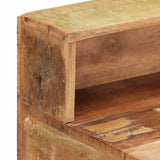 Desk Solid Reclaimed Wood - Close-Up Angle
