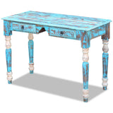 Desk Solid Reclaimed Wood - Front View
