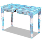 Desk Solid Reclaimed Wood - Side View