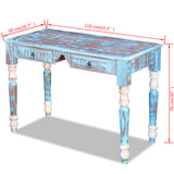 Desk Solid Reclaimed Wood - Low Angle
