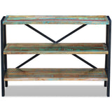 Sideboard 3 Shelves Solid Reclaimed Wood