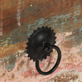 Desk Solid Reclaimed Wood - Close-Up Angle