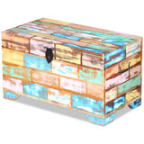 Storage Chest Solid Reclaimed Wood - Front View