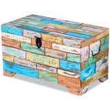 Storage Chest Solid Reclaimed Wood - Side View