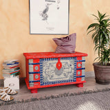 Storage Chest Red Mango Wood 80x40x45 cm - Extra Image