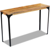Console Table Mango Wood 120x35x76 cm - Front View