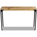 Console Table Mango Wood 120x35x76 cm - Rear View