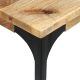 Console Table Mango Wood 120x35x76 cm - Close-Up Angle