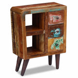 Sideboard Solid Reclaimed Wood 60x30x80 cm - Side View
