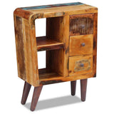 Sideboard Solid Reclaimed Wood 60x30x80 cm - 45-Degree Angle