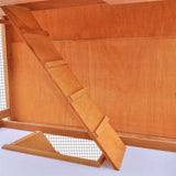 Outdoor Rabbit Hutch Wooden Cage 3 Layers