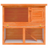 Outdoor Rabbit Hutch Small Pet Cage 1 Door Wood