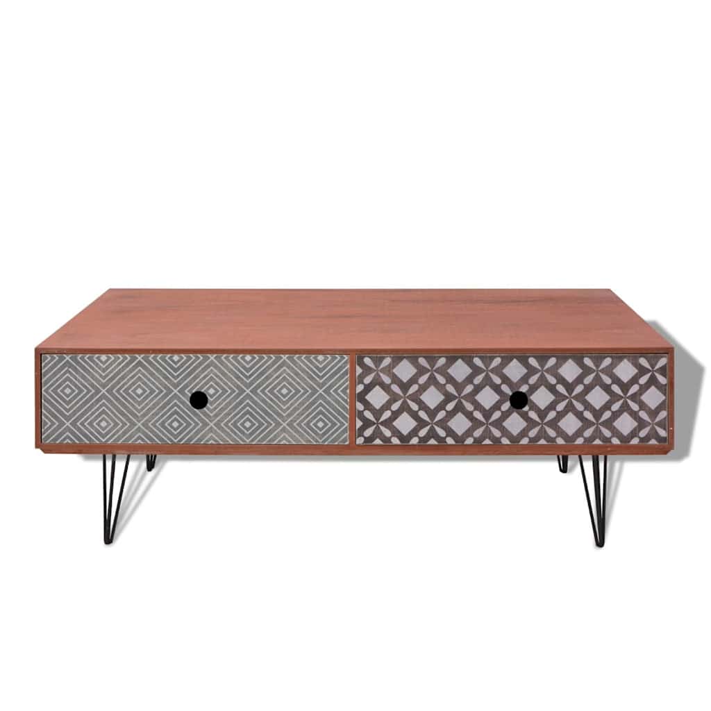 Coffee Table 100x60x35 cm Brown