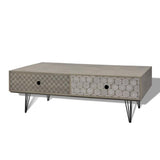 Coffee Table 100x60x35 cm Grey