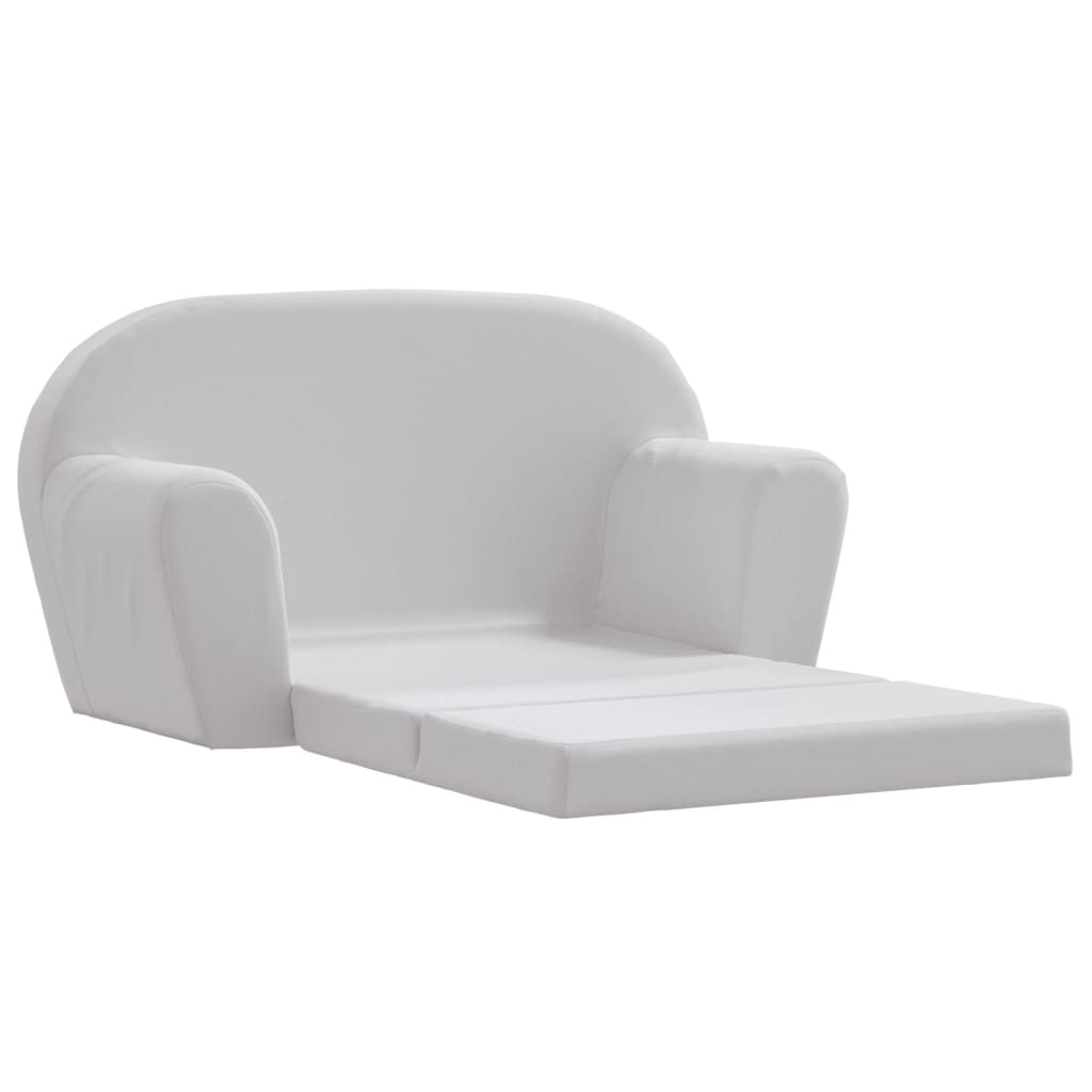 Kids' Flip-Out Lounge Chair Light Grey