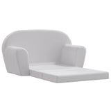 Kids' Flip-Out Lounge Chair Light Grey - Front View