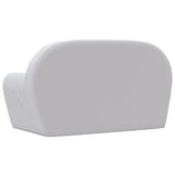 Kids' Flip-Out Lounge Chair Light Grey - Rear View