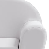 Kids' Flip-Out Lounge Chair Light Grey - Close-Up Angle
