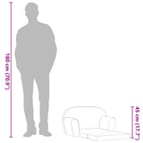 Kids' Flip-Out Lounge Chair Light Grey - Extra Image