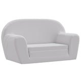 Kids' Flip-Out Lounge Chair Light Grey