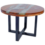Coffee Table Teak Resin 60 cm - Front View