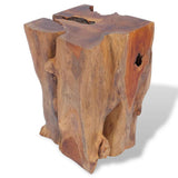 Stool Solid Teak Wood - Side View