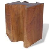 Stool Solid Teak Wood - 45-Degree Angle