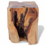 Stool Solid Teak Wood - Low Angle
