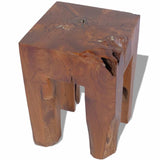 Stool Solid Teak Wood - 45-Degree Angle
