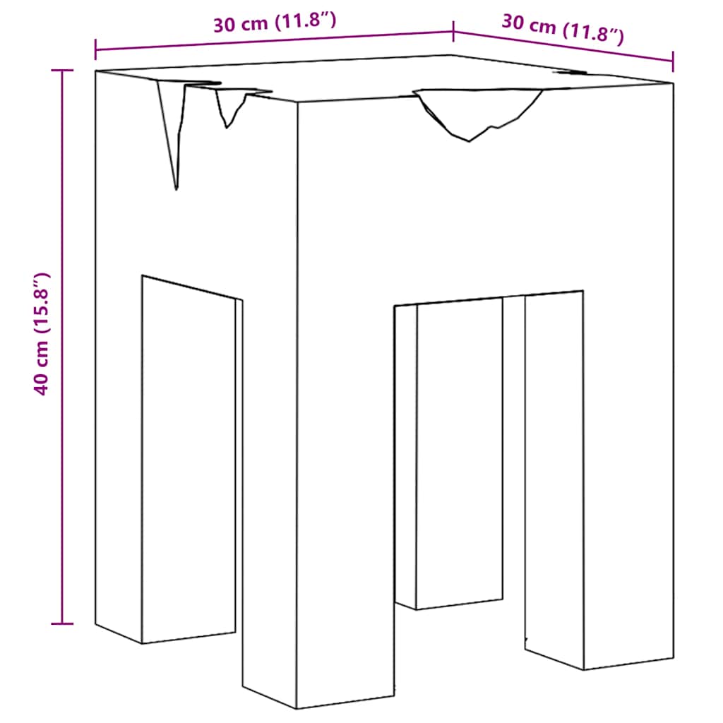 Stool Solid Teak Wood