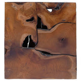 Stool Brown 40x40x45 cm Solid Teak Wood
