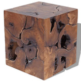 Stool Brown 40x40x45 cm Solid Teak Wood