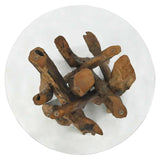 Coffee Table Solid Teak 60 cm - Side View