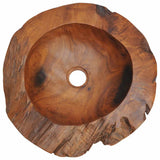 Basin Solid Teak 45 cm - Extra Image
