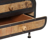 Coffee Table 100x50x35 cm Solid Mango Wood - Low Angle
