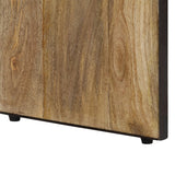 Sideboard 120x30x75 cm Solid Mango Wood - Close-Up Angle